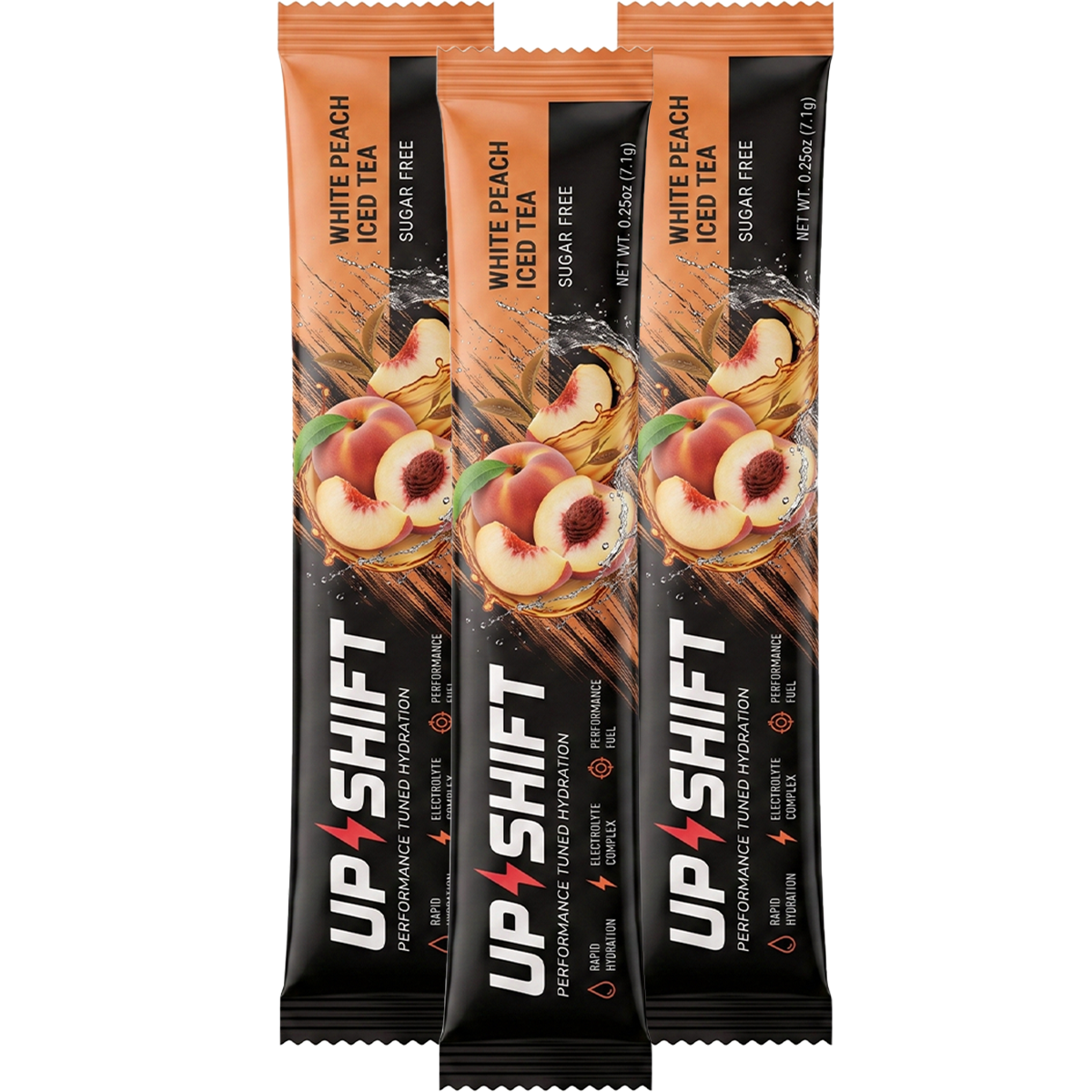 Up Shift White Peach Iced Tea